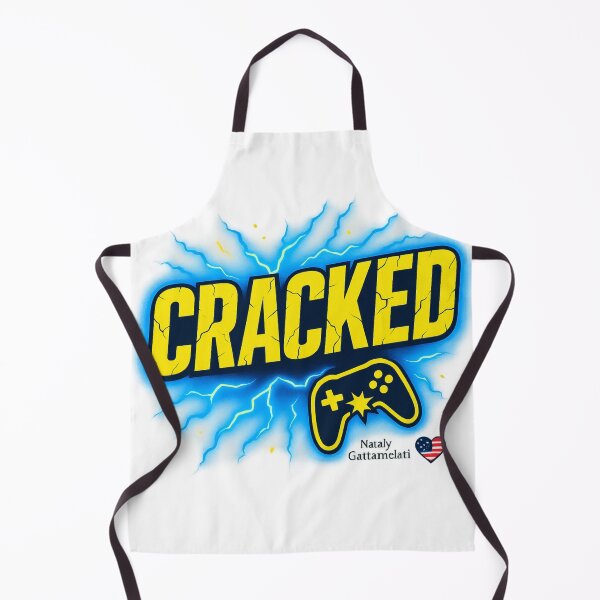 Item preview, Cracked Gaming Power Logo designed and sold by natalygattamelati.