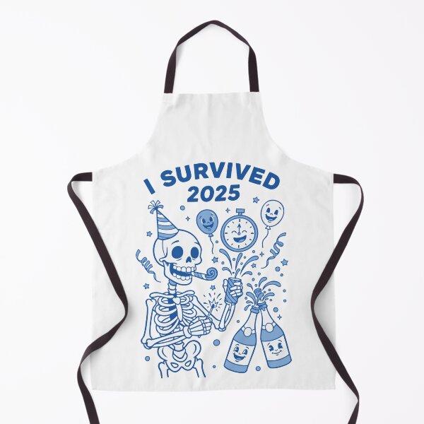 Item preview, I Survived 2025 Skeleton Celebration Fun designed and sold by LuminOrb.