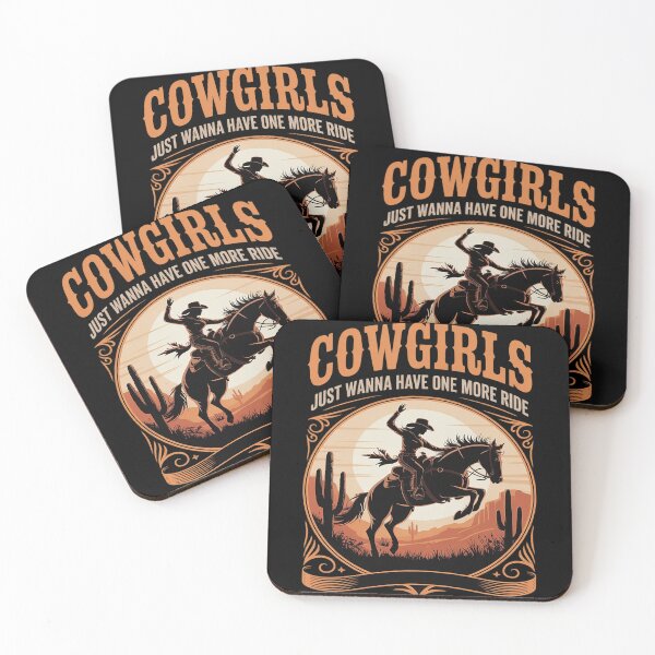 Item preview, Cowgirls Just Wanna Have One More Ride designed and sold by FluoroWave.