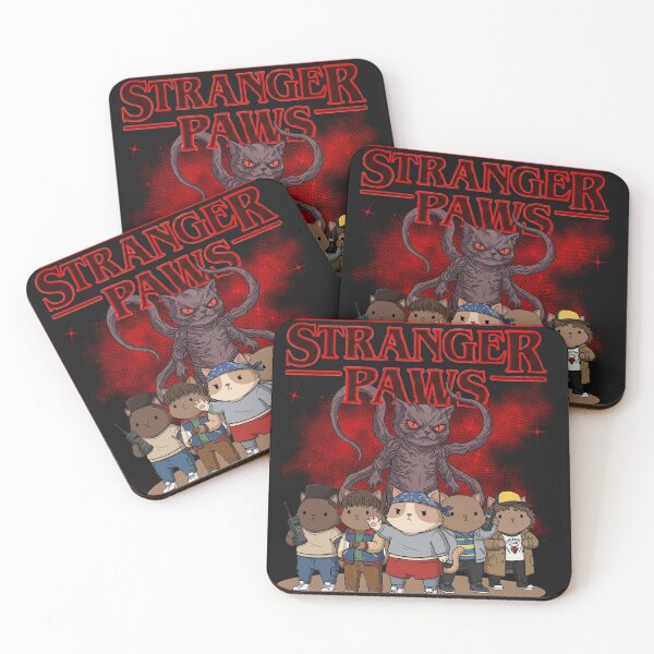 Item preview, Stranger Paws - Funny 80s Sci-Fi Horror Cat Parody designed and sold by AdyKurniawan.