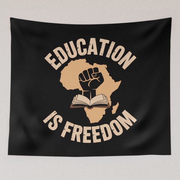 Item preview, Black History Education is Freedom African Map Black Teacher designed and sold by SyncSusscess.