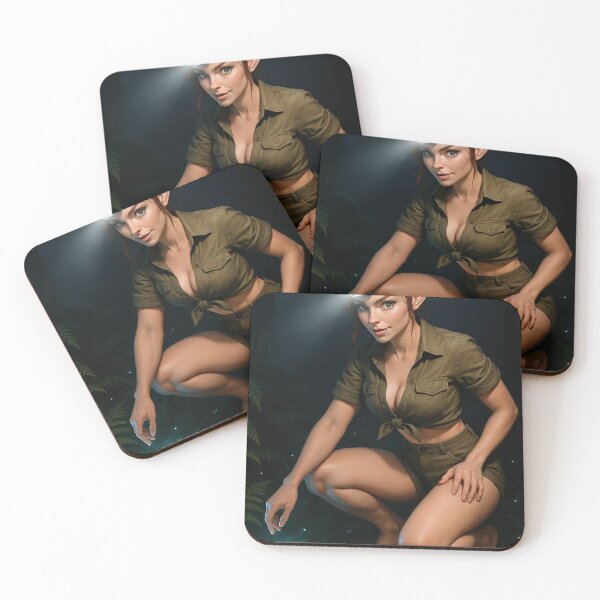Item preview, Fortana Valentina x headlamp crouching dark forest designed and sold by CathryneDelamort.