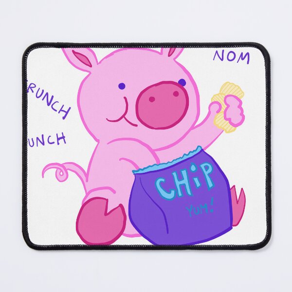 Item preview, Chip Hog Heaven: Crunch Munch Om Nom Pig designed and sold by KatelynMitalski.