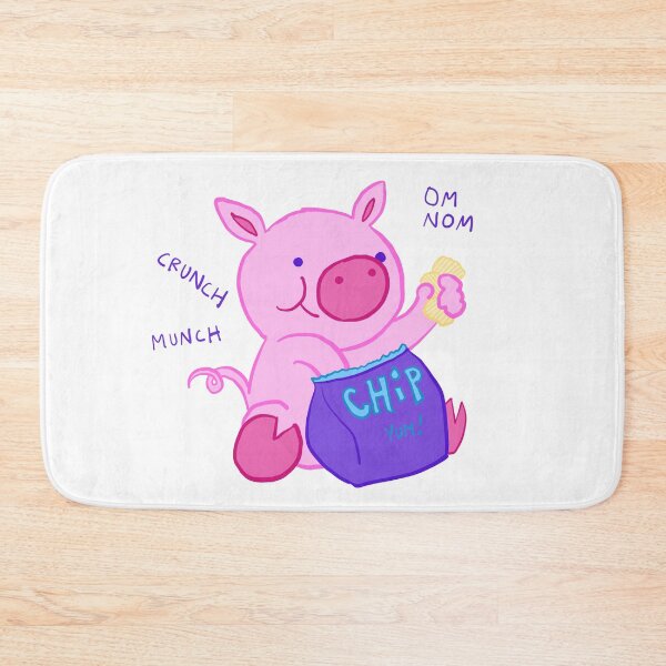 Item preview, Chip Hog Heaven: Crunch Munch Om Nom Pig designed and sold by KatelynMitalski.