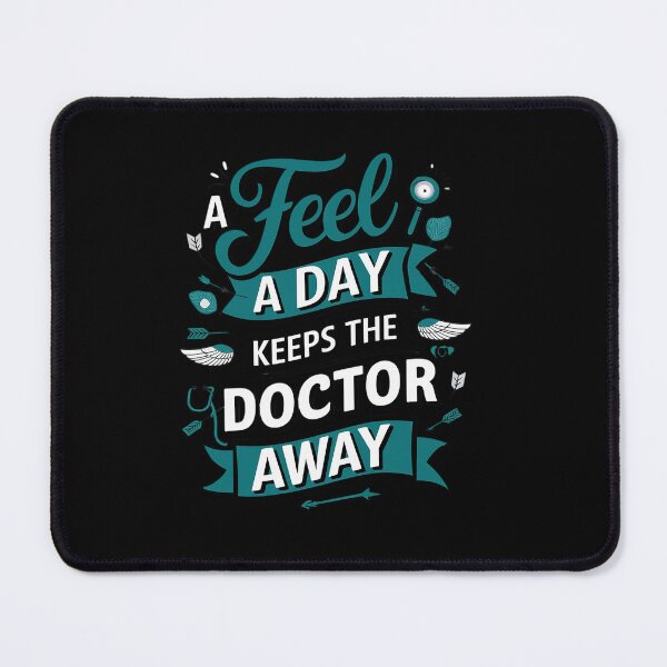 Item preview, A Feel A Day Keeps The Doctor Away Ovarian Cancer Awareness designed and sold by KonopikaaArt.