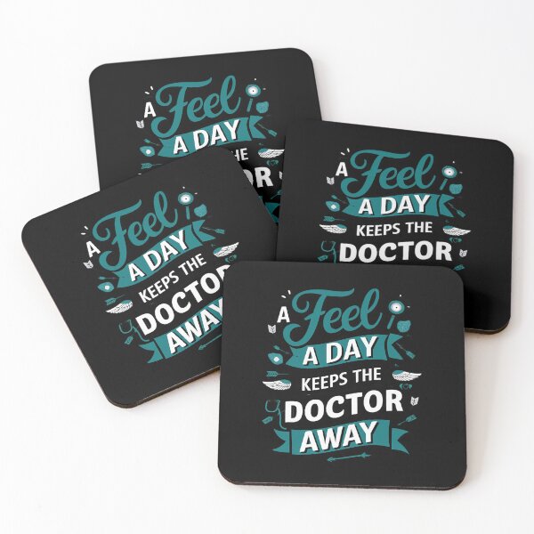 Item preview, A Feel A Day Keeps The Doctor Away Ovarian Cancer Awareness designed and sold by KonopikaaArt.