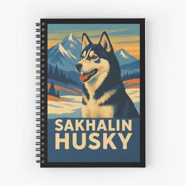 Item preview, Sakhalin Husky Snow Landscape designed and sold by Flying Doggo.