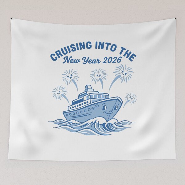 Item preview, Cruising Into The New Year 2026 Celebration designed and sold by LuminOrb.