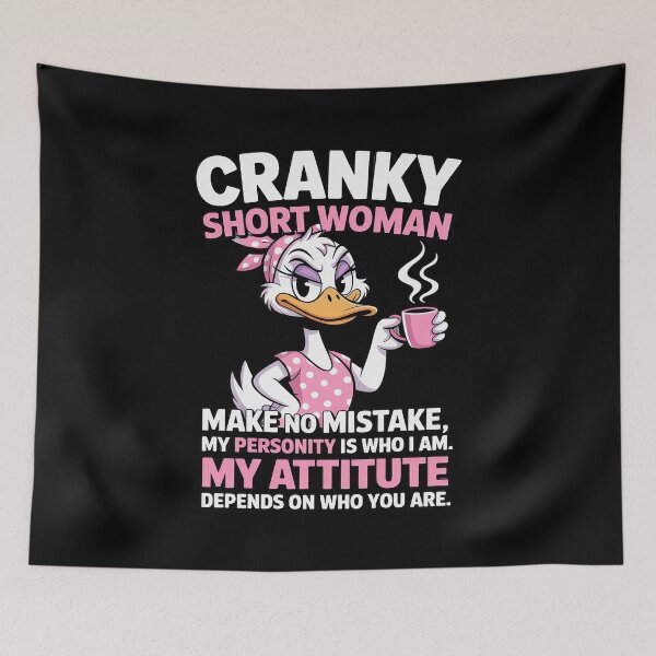 Item preview, Cranky short woman make no mistake my personality is who I designed and sold by FluoroWave.