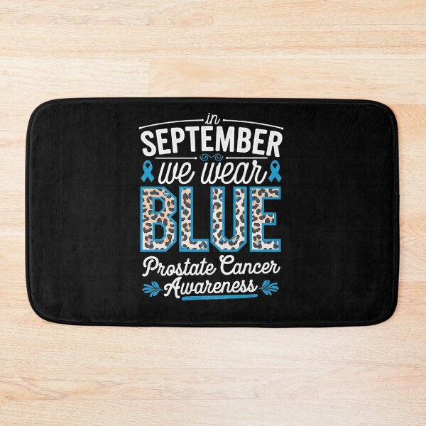 Item preview, Boho Leopard September Wear Blue Prostate Cancer Awareness designed and sold by KonopikaaArt.