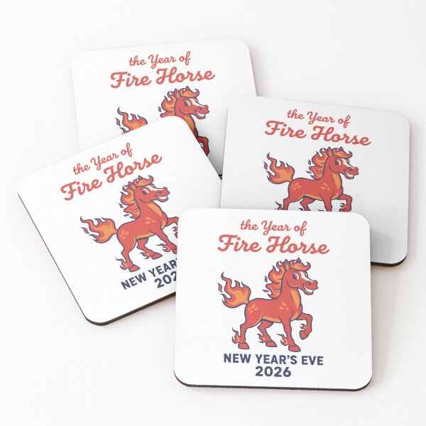 Item preview, The Year of Fire Horse New Year's Eve 2026 designed and sold by LuminOrb.