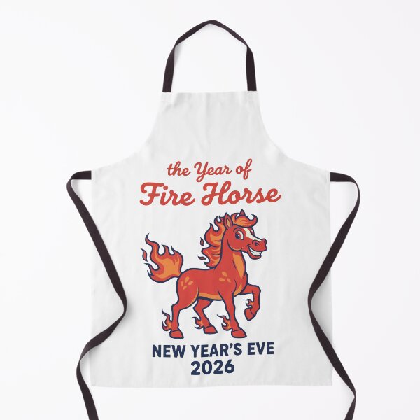 Item preview, The Year of Fire Horse New Year's Eve 2026 designed and sold by LuminOrb.