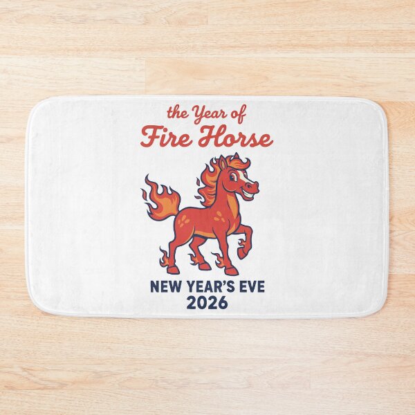 Item preview, The Year of Fire Horse New Year's Eve 2026 designed and sold by LuminOrb.
