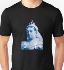 Queen Victoria Blue Image Unisex T-Shirt