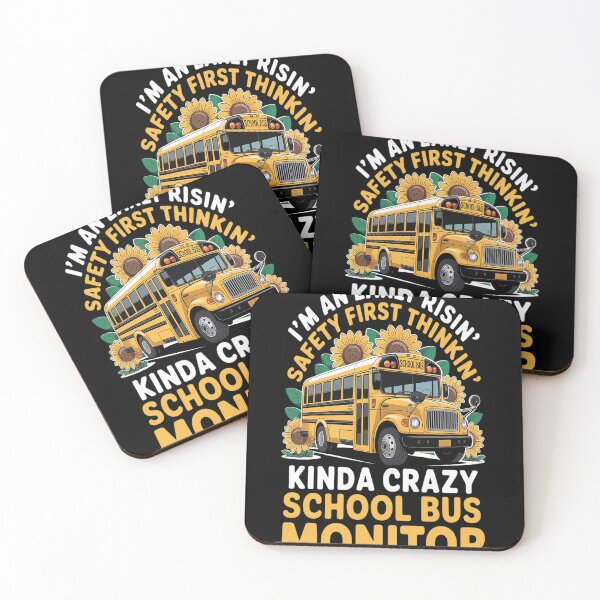 Item preview, Crazy School Bus Monitor Appreciation Bus Monitor designed and sold by FluoroWave.