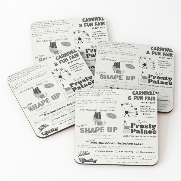 Item preview, Grease Rydell High Newspaper Small Ads designed and sold by Emsimonsen.