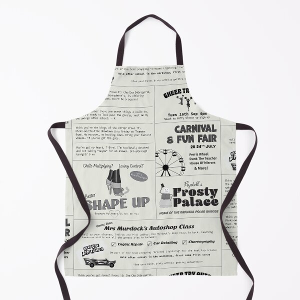 Item preview, Grease Rydell High Newspaper Small Ads designed and sold by Emsimonsen.