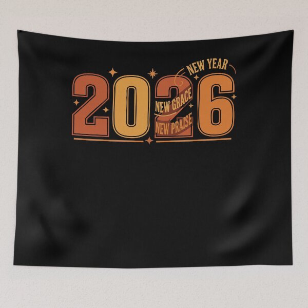 Item preview, 2026 New Year New Grace New Praise Design designed and sold by LuminOrb.