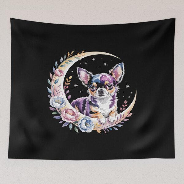 Item preview, Crescent Moon Chihuahua Chihuahuas designed and sold by FluoroWave.