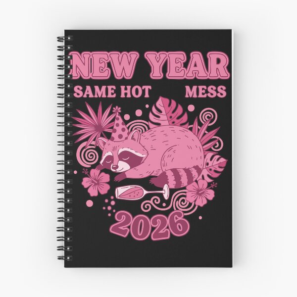 Item preview, New Year Same Hot Mess 2026 Celebration designed and sold by LuminOrb.