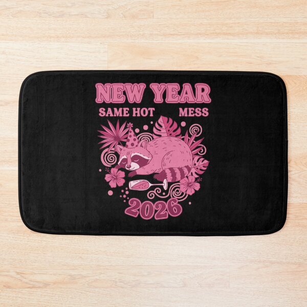 Item preview, New Year Same Hot Mess 2026 Celebration designed and sold by LuminOrb.
