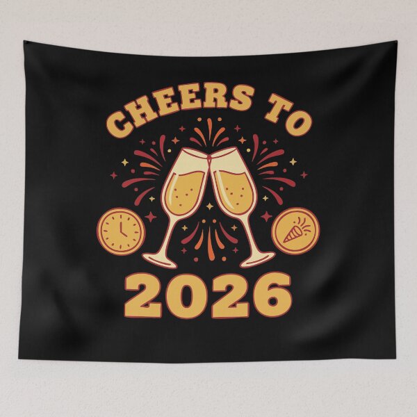 Item preview, Cheers To 2026 New Year's Celebration designed and sold by LuminOrb.