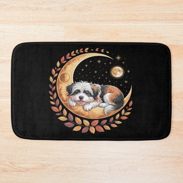 Item preview, Crescent Moon Petit Basset Griffon designed and sold by FluoroWave.