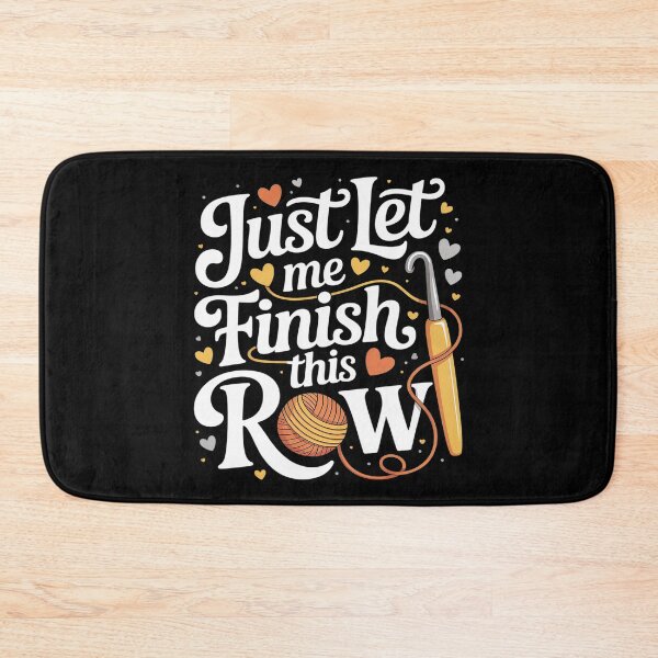 Item preview, Crochet Lover Just Let Finish Row Funny Crochet designed and sold by FluoroWave.