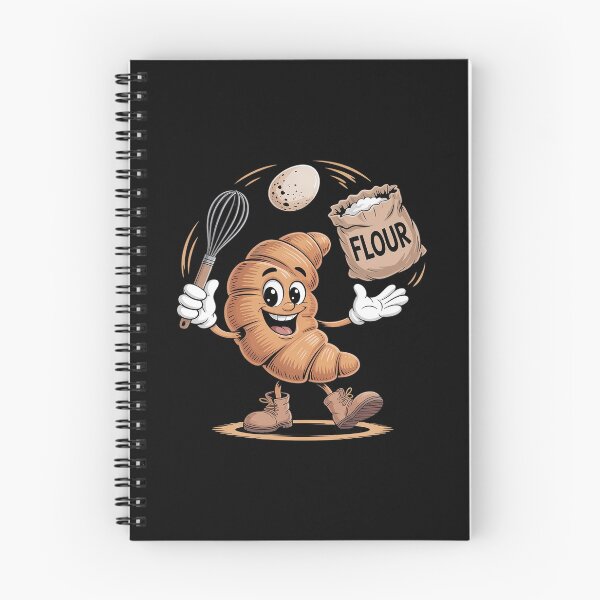Item preview, Croissant Juggling Eggs Flour and Whisk Funny designed and sold by FluoroWave.