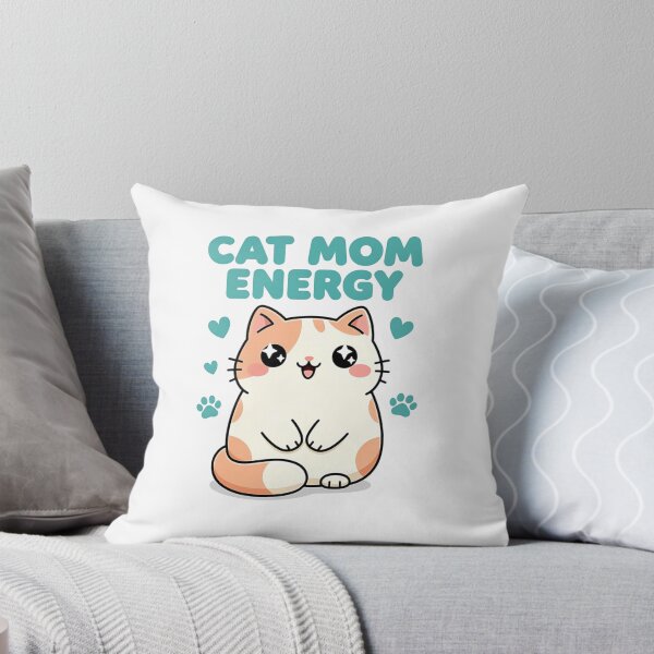 Item preview, Mamá gata Energía Lindo Gato Kawaii designed and sold by Bright Vibe Designs.