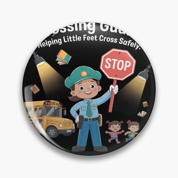 Item preview, Crossing Guard - Helping Little Feet Cross Safely designed and sold by FluoroWave.