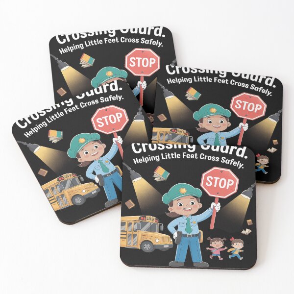 Item preview, Crossing Guard - Helping Little Feet Cross Safely designed and sold by FluoroWave.