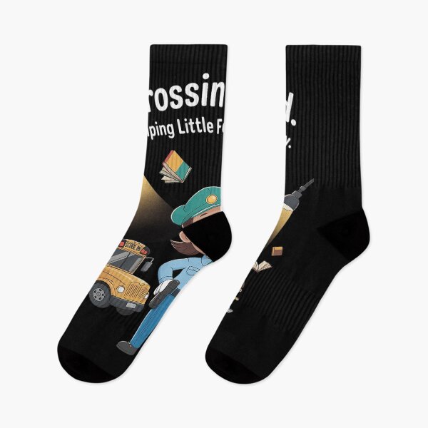 Item preview, Crossing Guard - Helping Little Feet Cross Safely designed and sold by FluoroWave.