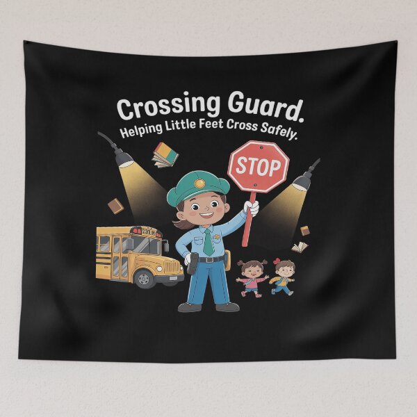 Item preview, Crossing Guard - Helping Little Feet Cross Safely designed and sold by FluoroWave.