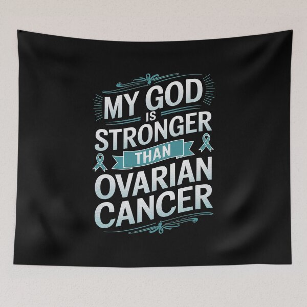 Item preview, Gift for Ovarian Cancer Patients Teal Ribbon designed and sold by KonopikaaArt.