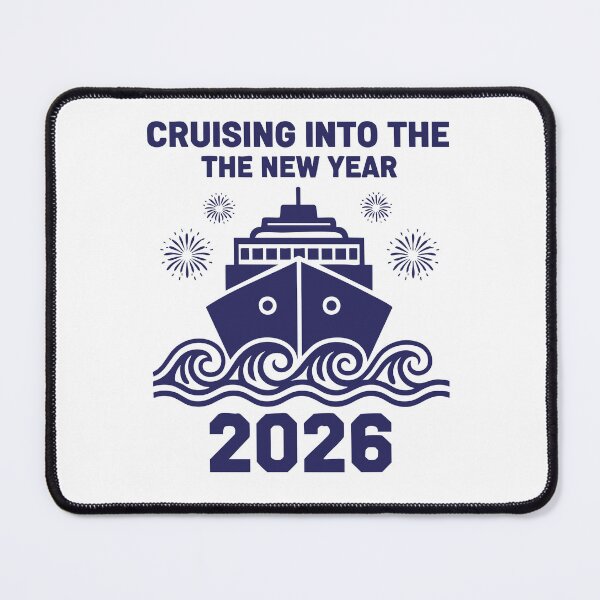Item preview, Cruising Into The New Year 2026 Celebration designed and sold by LuminOrb.