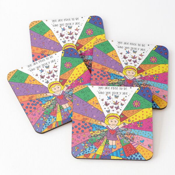 Item preview, You are free to be you, polly, by Olga Schembri designed and sold by Keddmia.
