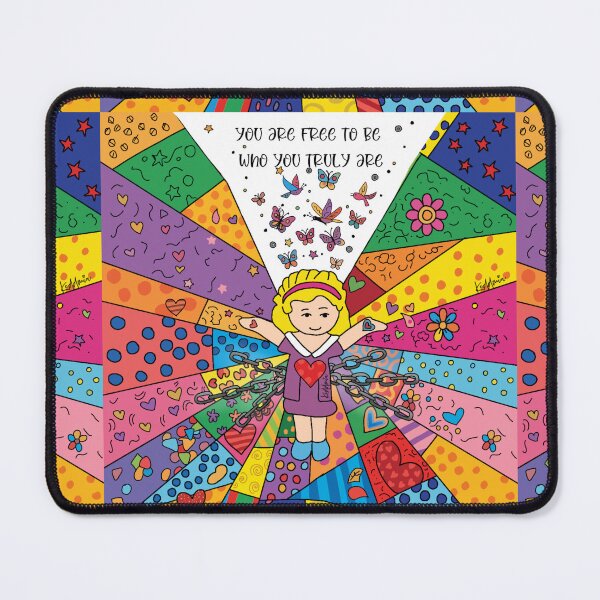Item preview, You are free to be you, polly, by Olga Schembri designed and sold by Keddmia.