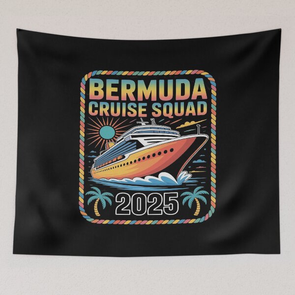 Item preview, Cruise Squad 2025 Bermuda Cruising Together Squad Matching designed and sold by FluoroWave.