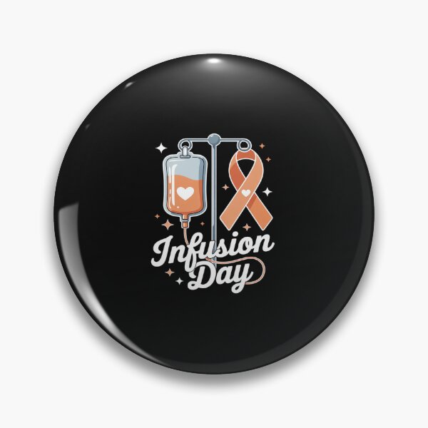 Item preview, MS infusion day Multiple Sclerosis Awareness Ribbon designed and sold by TAYLOROUSDALE.