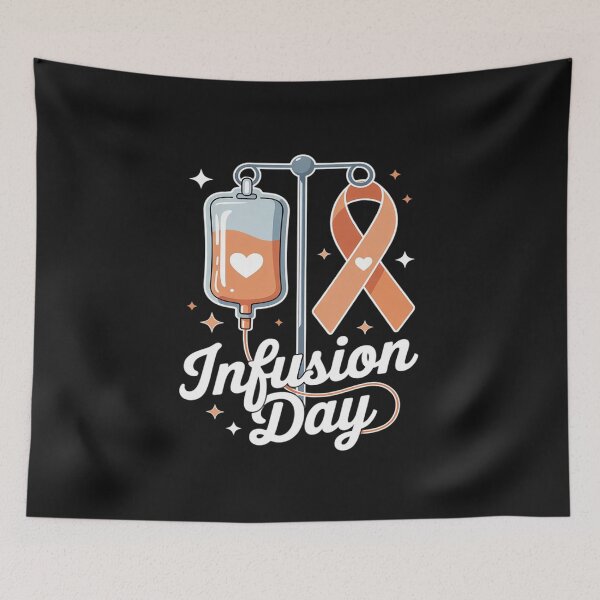Item preview, MS infusion day Multiple Sclerosis Awareness Ribbon designed and sold by TAYLOROUSDALE.