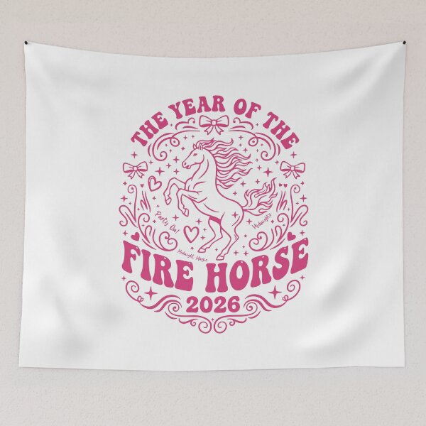 Item preview, The Year Of The Fire Horse 2026 Celebration designed and sold by LuminOrb.