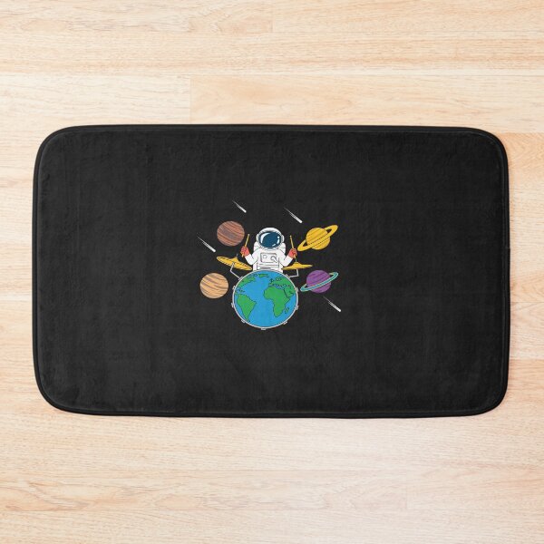 Item preview, Music Fan Music Lover Astronaut Plays Planetary Drums designed and sold by TAYLOROUSDALE.