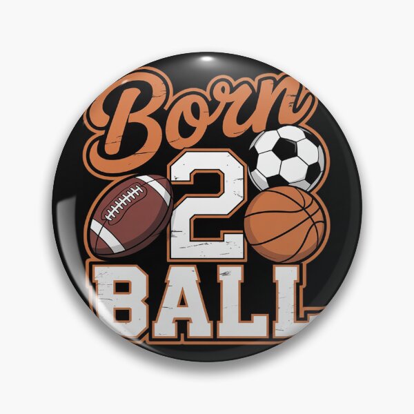 Item preview, Born 2 Ball 2nd Birthday Sports 2 Year Old Boy Second Bday designed and sold by nicomitchell.
