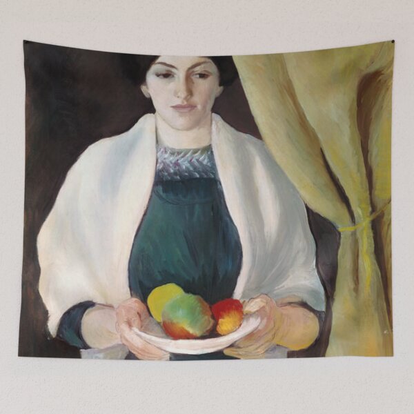 Item preview, Portrait with apples designed and sold by SharonTheFirst.