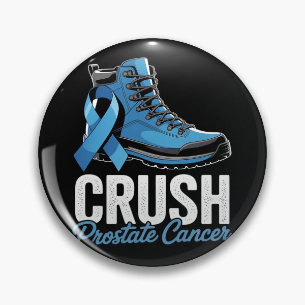 Item preview, Crush Prostate Cancer Awareness Light Blue Boot Warrior designed and sold by FluoroWave.