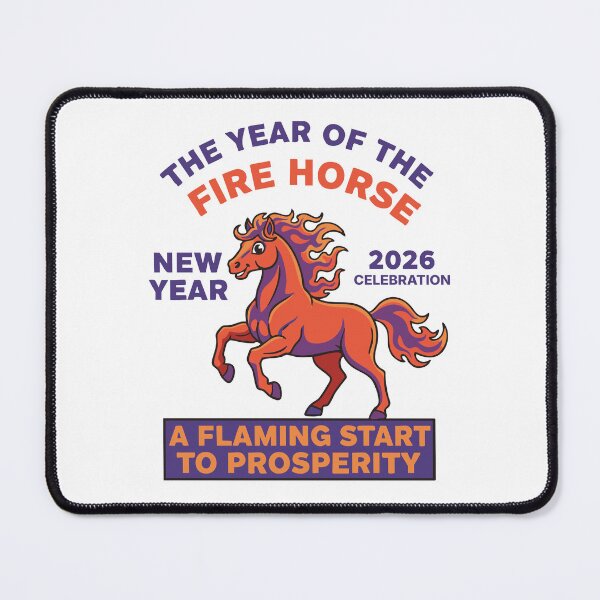 Item preview, Year Of The Fire Horse 2026 New Year Celebration designed and sold by LuminOrb.