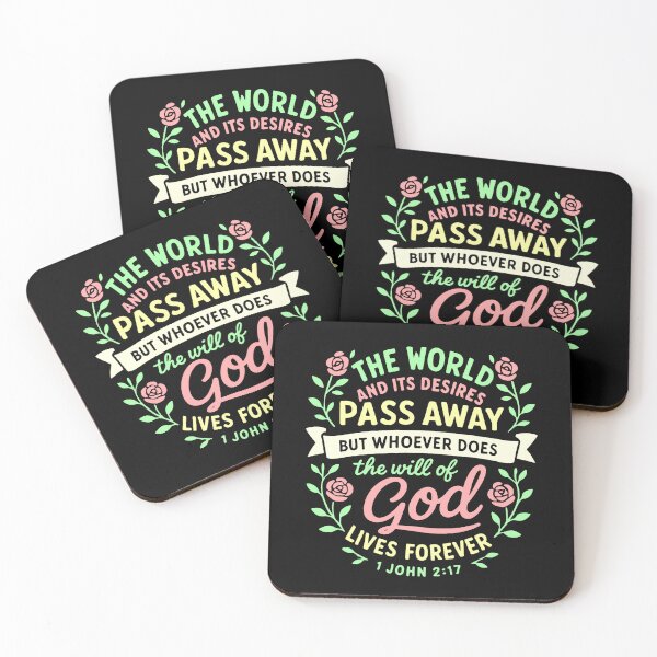 Item preview, 1 John 2:17 The World And Its Desires Pass Away designed and sold by plushism.