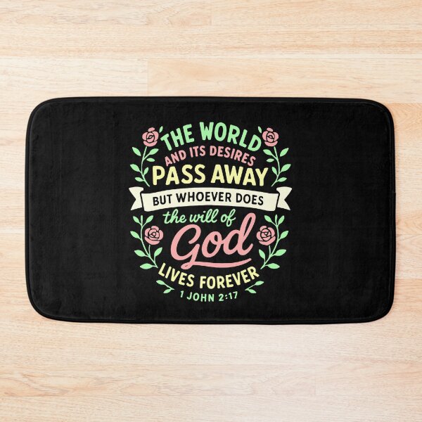 Item preview, 1 John 2:17 The World And Its Desires Pass Away designed and sold by plushism.