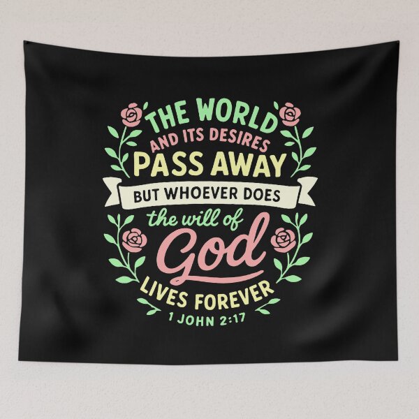 Item preview, 1 John 2:17 The World And Its Desires Pass Away designed and sold by plushism.